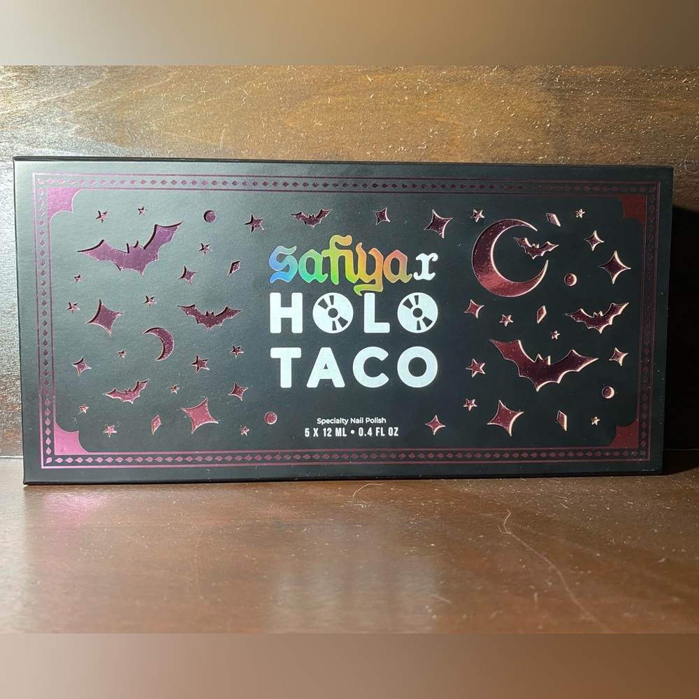 BOX AND CARTONS ONLY Holo Taco X Safiya Limited Edition Collector No Nail Polish